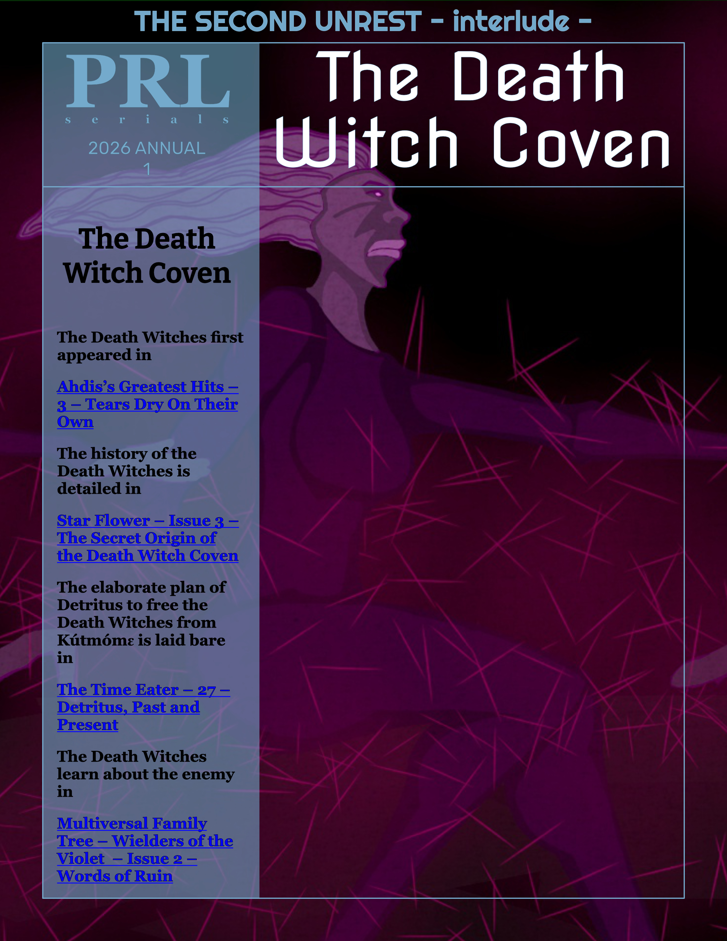 Death Witch Coven (2026 Annual) – Issue 1 –